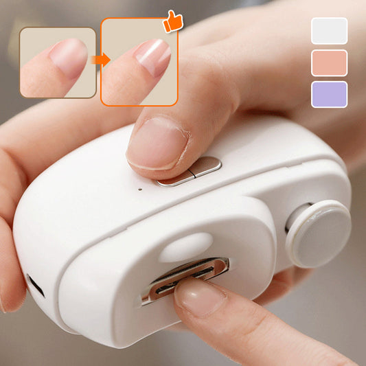 Automatischer elektrischer 3-in-1-Nagelknipser mit Polierfunktion 【Sicher und praktisch】