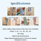 Bequeme blau gestreifte Hose mit Seitentaschen
