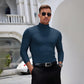 🔥Solange der Vorrat reicht 40 % Rabatt!🎉Slim Fit Langarm-T-Shirt für Herren mit Stehkragen