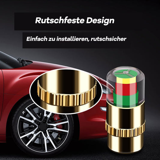 🎉Festliche Vorratssale🚗4 Stück Reifendrucküberwachungs-Ventilkappen für Autos🔥