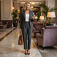Lässiger Business-Hosenanzug für Damen– Blazer & Hose