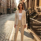 Lässiger Business-Hosenanzug für Damen– Blazer & Hose