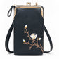 Damen-Sling-Cross-Body-Geldbörse mit Handyhalterung