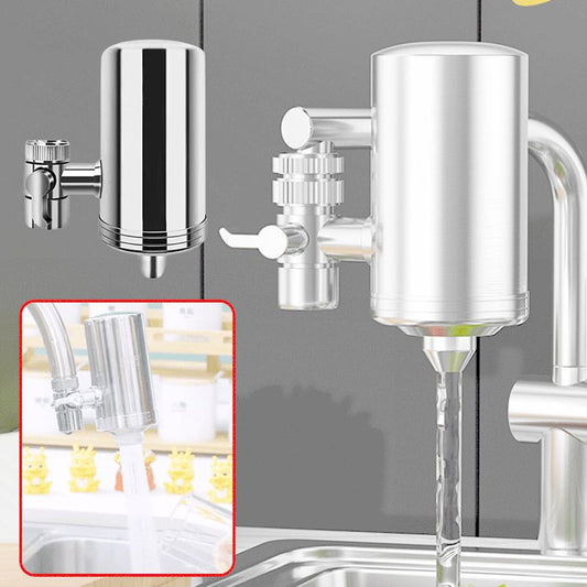 🔥 50 % Rabatt!🔥Installationsfreier Edelstahl-Wasserhahnfilter für den Haushalt