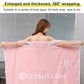 Damen Bademantel aus Coral Fleece – Schnelltrocknend, Atmungsaktiv & Bequem mit Verstellbaren Bändern | Ideal für Dusche, Pool, Yoga | Hautfreundlich & Vielseitig
