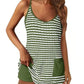 Damen ärmelloses Sommerkleid mit Shorts