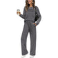 Loungeset für Damen (Top & Hose) – Superweicher Stoff, Bequemer Relax-Fit & Perfekt für Zuhause ✨
