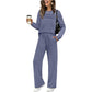 Loungeset für Damen (Top & Hose) – Superweicher Stoff, Bequemer Relax-Fit & Perfekt für Zuhause ✨