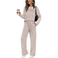 Loungeset für Damen (Top & Hose) – Superweicher Stoff, Bequemer Relax-Fit & Perfekt für Zuhause ✨