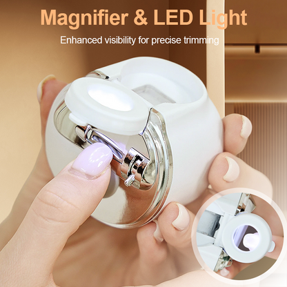 Elektrische Nagelschere mit Licht