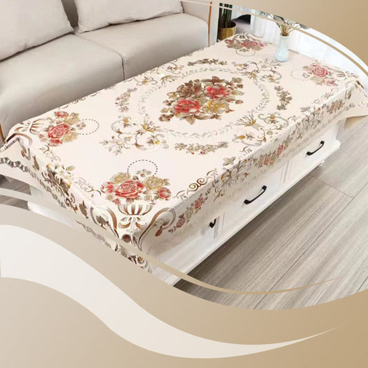 ✨🎅Weihnachtsangebote – Nur für kurze Zeit!⏰Multifunctional Waterproof Oilproof Floral Tablecloth