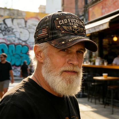 Neujahr 2026 · 60% Rabatt 🖤Old Fuckers Club Vintage bestickte Kappe