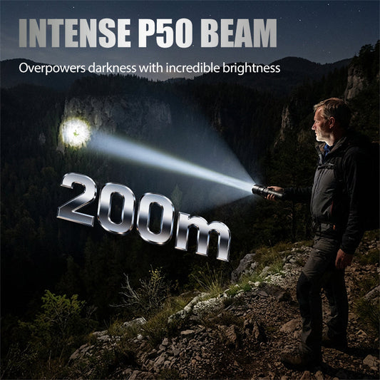 Wiederaufladbare P50 LED-Taschenlampe mit einstellbarem Zoom🔥Begrenzte Stückzahl verfügbar. Der Verkauf endet, sobald alle Artikel ausverkauft sind.