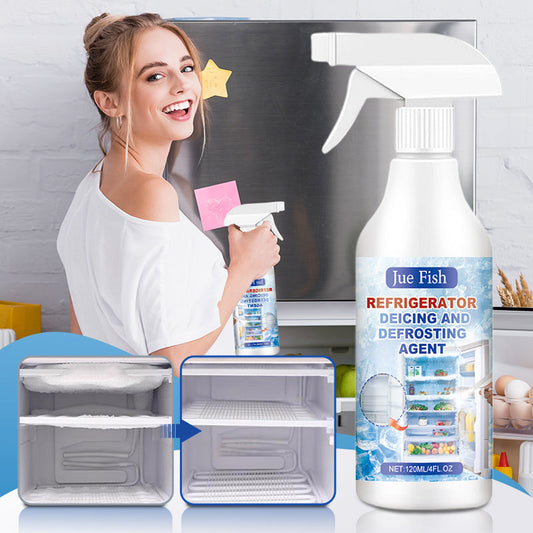 💥💥💰 💰Sparen Sie 10 €, wenn Sie zwei Artikel kaufen.🧊 Kühlschrank- und Gefrierschrank-Enteisungsspray – Mit einer umweltfreundlichen Formel, entfernt schnell Rost und reinigt mühelos. 🌿❄️