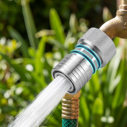 Direkter Anschluss ohne Aufwand – 3/4„ GHT-Innengewinde auf 1/4“ Schnellanschlussadapter (stark und leckagefrei)