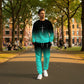 Herren-Trainingsanzug – Farbverlauf-Design, Weich & Atmungsaktiv – Für Sport, Streetstyle & Alltag, Frühling/Herbst