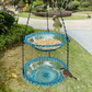 Hängende Vogelfutterstation & Tränke Vintage - 2-in-1 Wetterfest für Garten