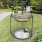 Hängende Vogelfutterstation & Tränke Vintage - 2-in-1 Wetterfest für Garten