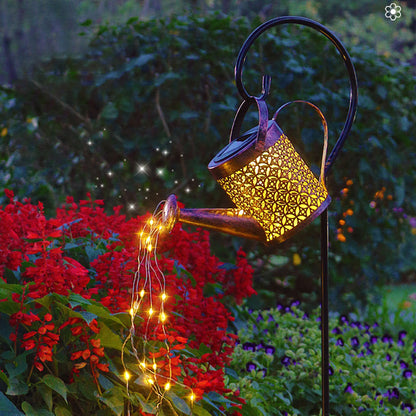 Solarbetriebene Wasserfall-Lichter