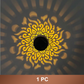 Solarbetriebene Mandala-Projektionslampe