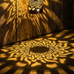 Solarbetriebene Mandala-Projektionslampe