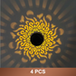 Solarbetriebene Mandala-Projektionslampe