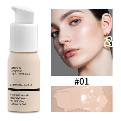 Soft Matte Liquid Foundation – Volldeckung, Wasserdicht & Tierversuchsfrei (30 ml) （ 1 + 1 GRATIS!）