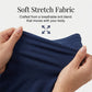 Damen 3/4 Jogginghose – Strickstoff, Hoher Bund mit Kordelzug, Mit Taschen