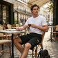 Lässige Cargo-Shorts für Herren mit Kordelzug