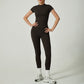 Zweiteiliges Sportoutfit aus Baumwolle für Damen