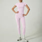 Zweiteiliges Sportoutfit aus Baumwolle für Damen