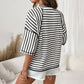 Damen-T-Shirt mit Streifen und lockerer Passform