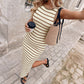 Ärmelloses, gestreiftes, geripptes Bodycon-Kleid | Figurbetontes Sommer-Minikleid ✨
